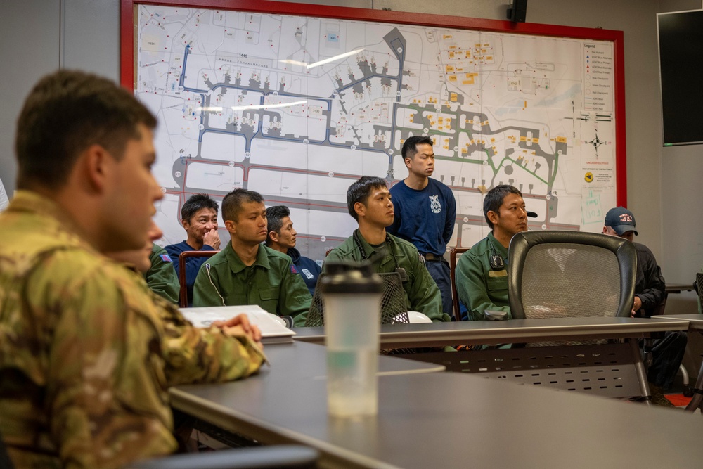 U.S. Air Force Fire Protection and Japan Air Self-Defense Force Fire Rescue Conduct Joint Training Exercise