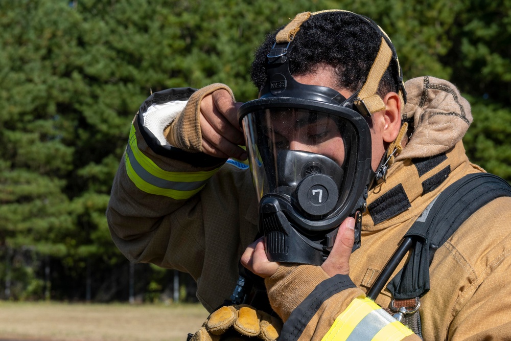 U.S. Air Force Fire Protection and Japan Air Self-Defense Force Fire Rescue Conduct Joint Training Exercise