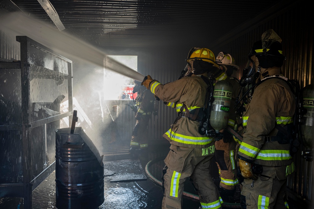 U.S. Air Force Fire Protection and Japan Air Self-Defense Force Fire Rescue Conduct Joint Training Exercise