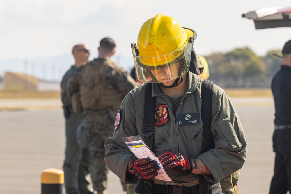 Active shield 2023; First responders render aid to simulated casualties
