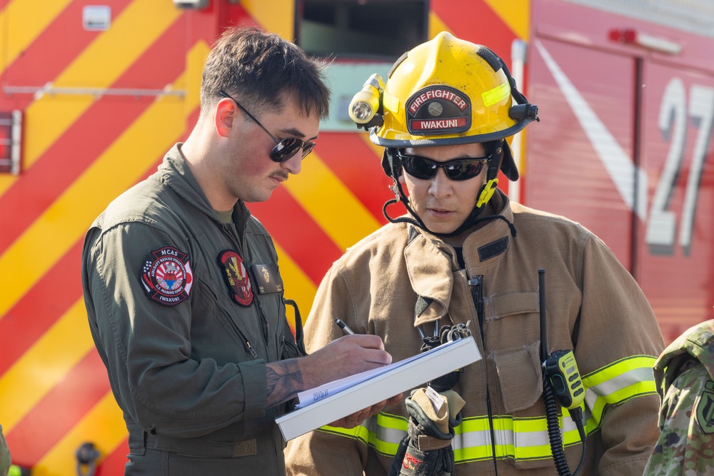 Active shield 2023; First responders render aid to simulated casualties