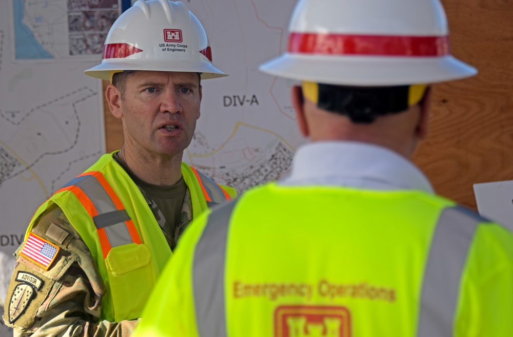 USACE director of contingency operations meets with Hawai‘i Wildfires team members