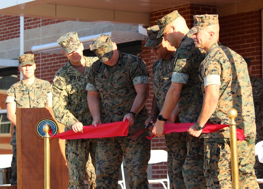 Marine Corps Security Force Regiment holds ribbon cutting event for new barracks on-board Naval Weapons Station Yorktown