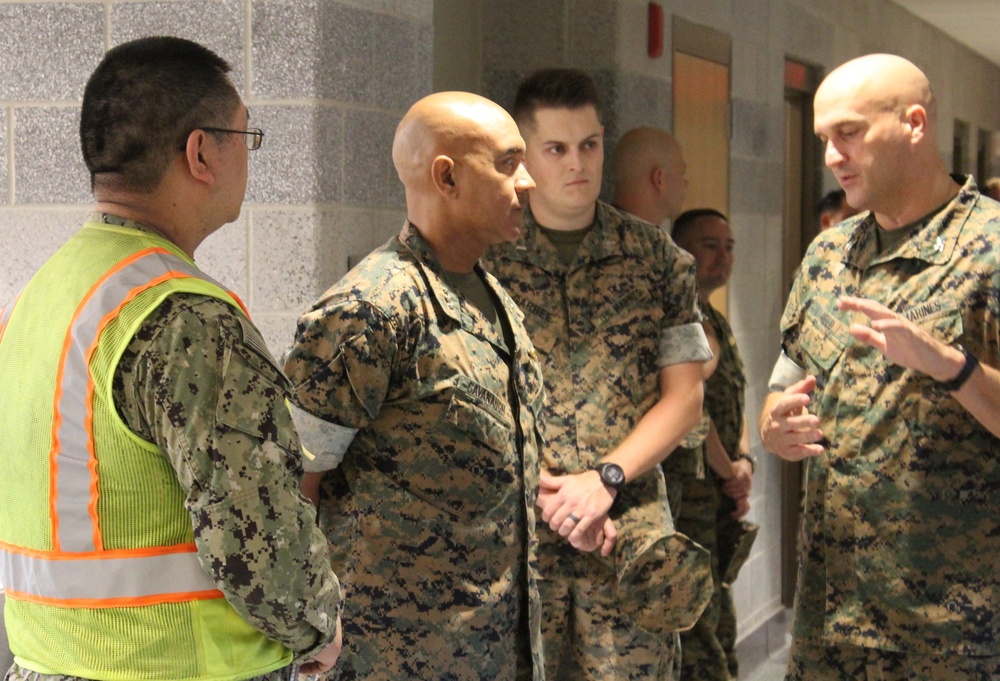 Marine Corps Security Force Regiment holds ribbon cutting event for new barracks on-board Naval Weapons Station Yorktown