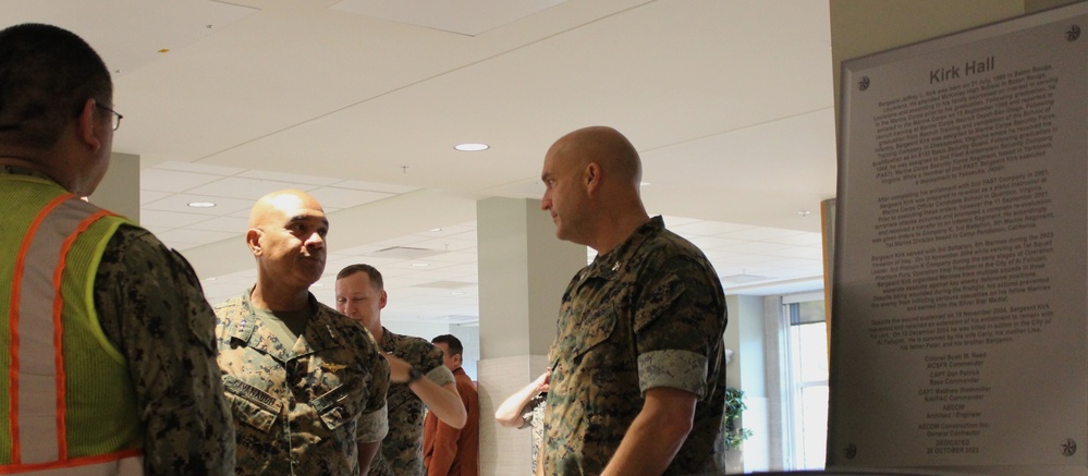 Marine Corps Security Force Regiment holds ribbon cutting event for new barracks on-board Naval Weapons Station Yorktown