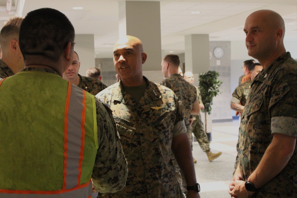 Marine Corps Security Force Regiment holds ribbon cutting event for new barracks on-board Naval Weapons Station Yorktown