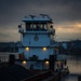 Montgomery lock and dam operators manage barge navigation on the Ohio River