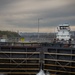 Montgomery lock and dam operators manage barge navigation on the Ohio River