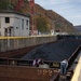 Montgomery lock and dam operators manage barge navigation on the Ohio River