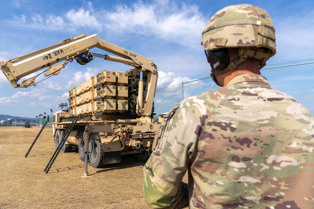 Exercise Resolute Dragon 23: U.S. Army Soldiers conduct field training at Marine Corps Air Station Iwakuni