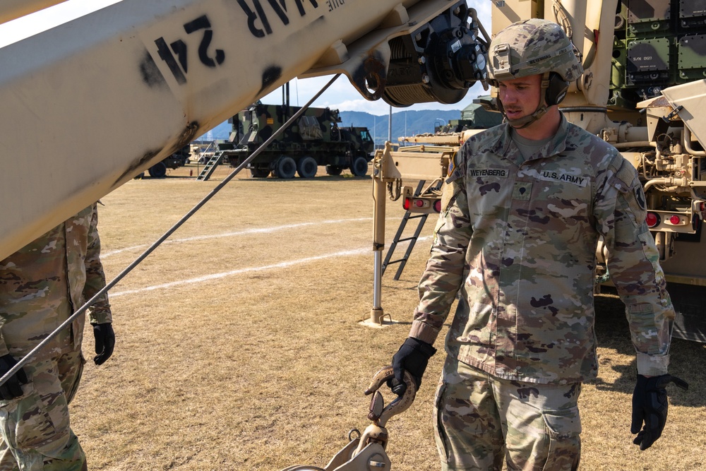 Exercise Resolute Dragon 23: U.S. Army Soldiers conduct field training at Marine Corps Air Station Iwakuni