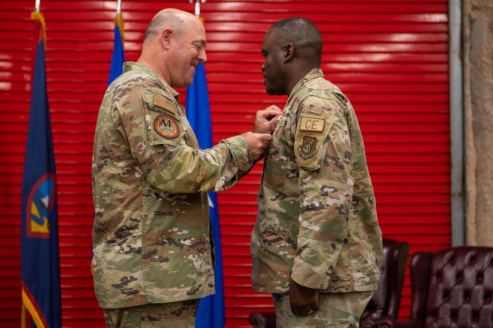 356th Expeditionary Civil Engineer Group Change of Command