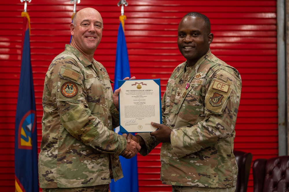 356th Expeditionary Civil Engineer Group Change of Command