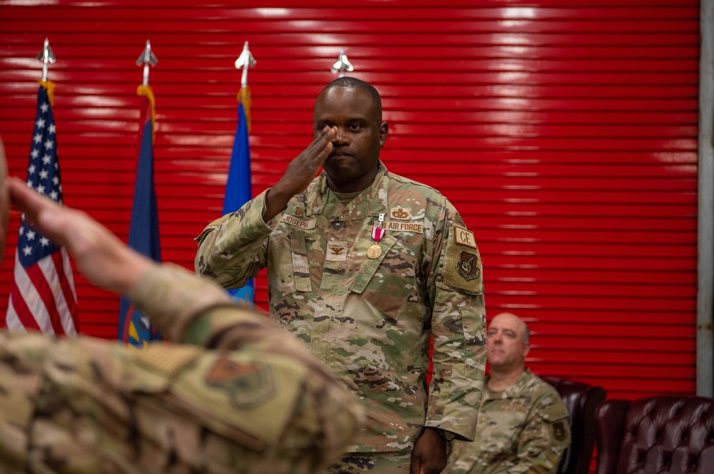 356th Expeditionary Civil Engineer Group Change of Command