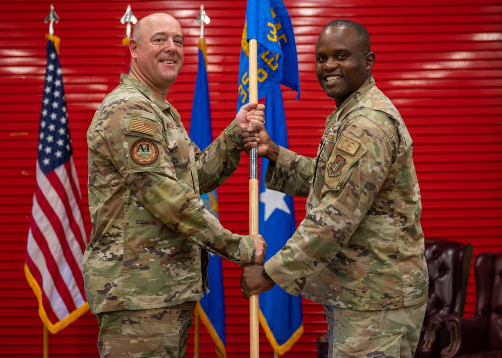 356th Expeditionary Civil Engineer Group Change of Command