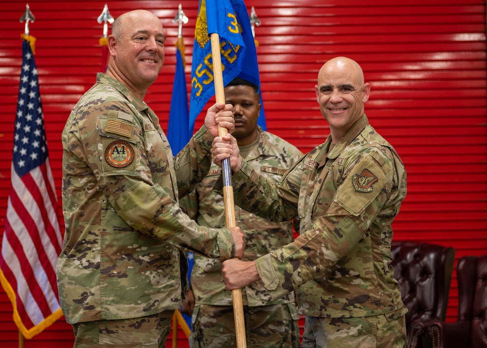 356th Expeditionary Civil Engineer Group Change of Command