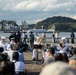 U.S. SEVENTH Fleet Band's Shonan Brass Quintet performs at Verny Park.