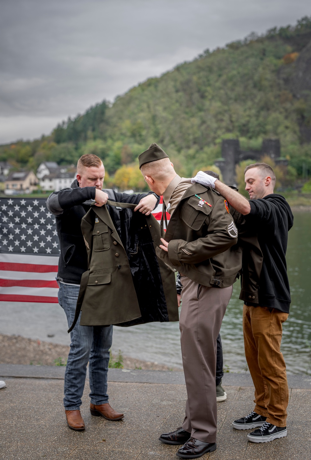 10th AAMDC Staff Sgt. Clifford Millar Reenlistment and Promotion Ceremony