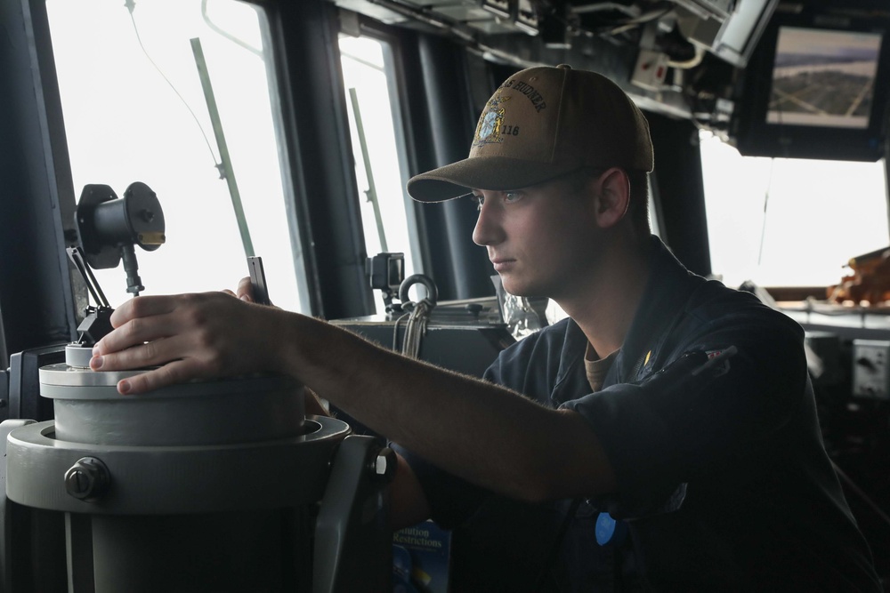 USS Thomas Hudner Daily Operations