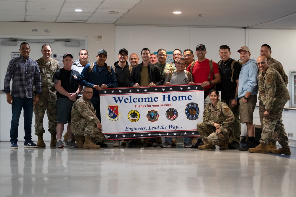 156th CES Airmen return from deployment