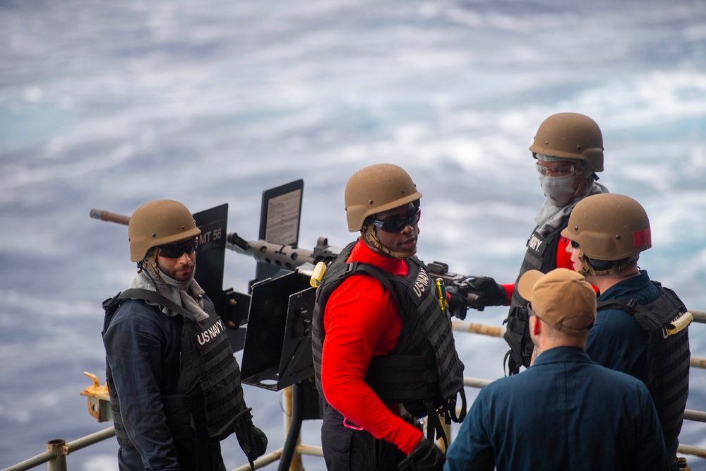 IKE Conducts Weapons Qualifications in the Atlantic Ocean