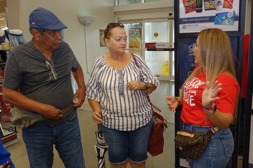 Fort Buchanan and the 1st MSC join forces to encourage a drug-free lifestyle in Puerto Rico