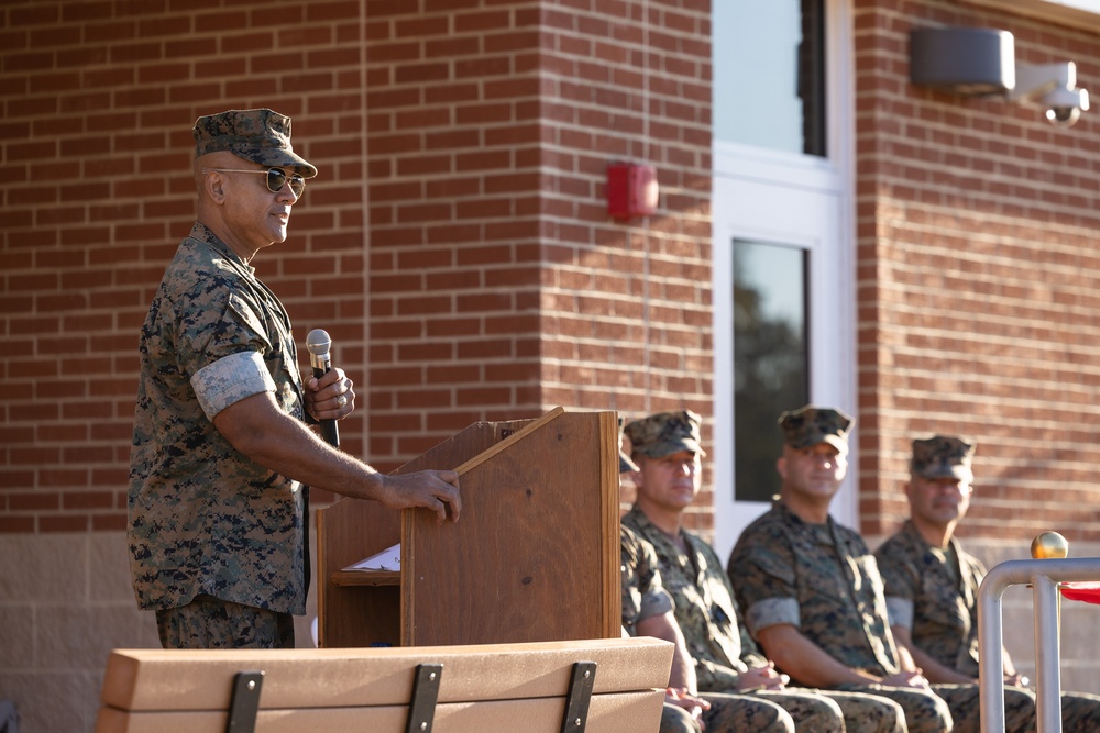 MARFORCOM CG Attends Barracks Grand Opening at Marine Corps Security Force Regiment
