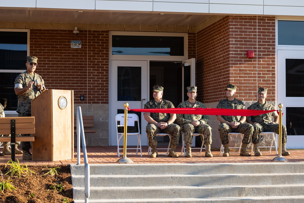 MARFORCOM CG Attends Barracks Grand Opening at Marine Corps Security Force Regiment