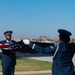 Base Honor Guard honors Vet, refolds WWII-era flag