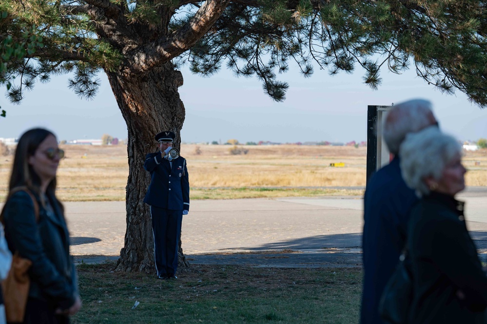 Base Honor Guard honors Vet, refolds WWII-era flag