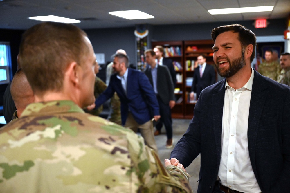 US Senator JD Vance Visits 178th Wing