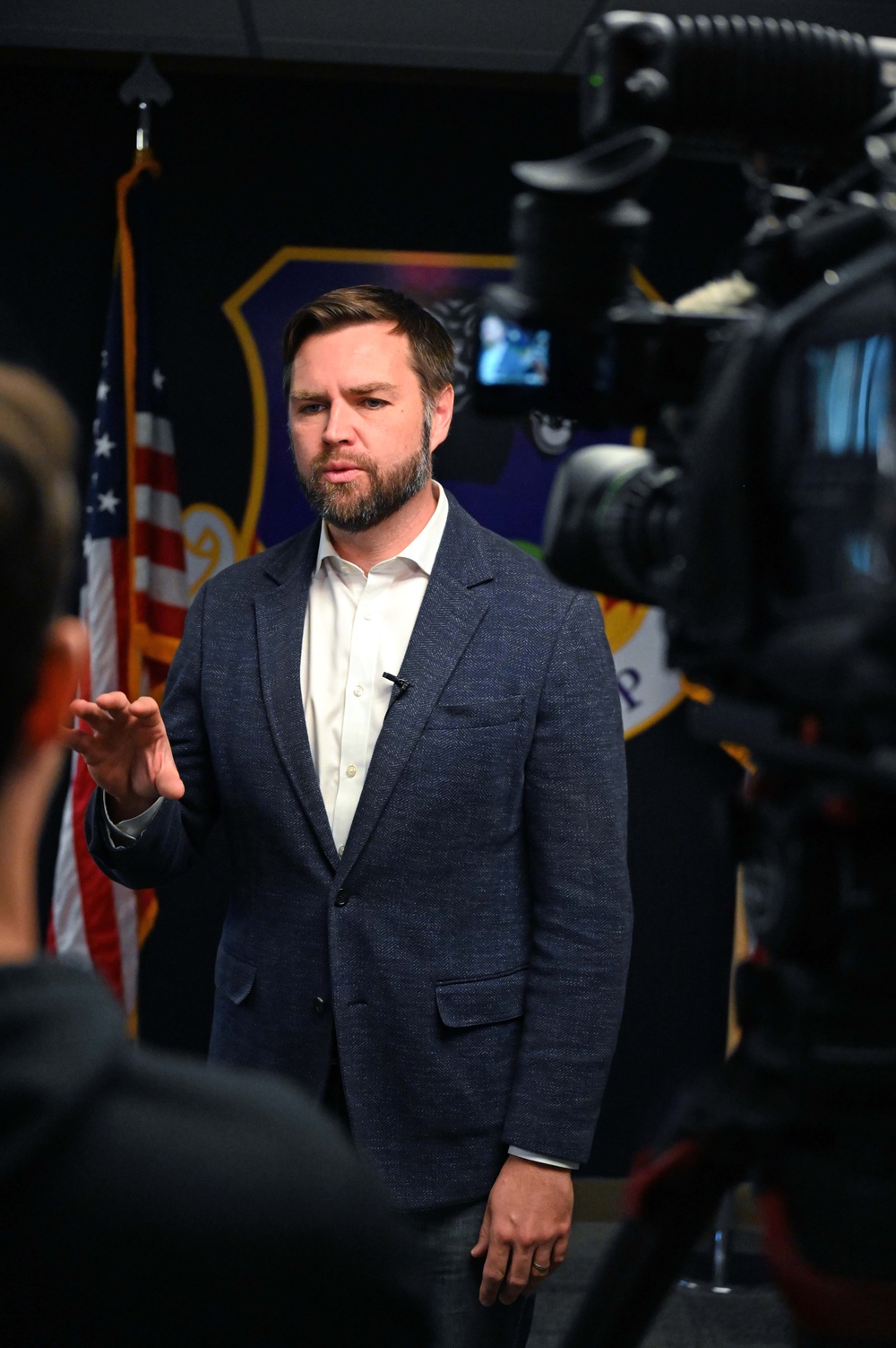 US Senator JD Vance Visits 178th Wing