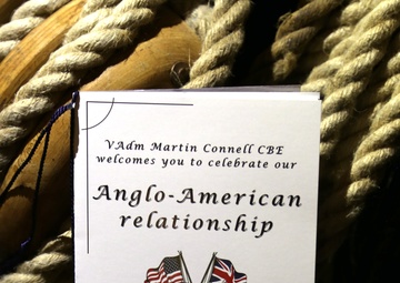 Anglo-American dinner aboard HMS Victory