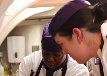 Anglo-American dinner aboard HMS Victory
