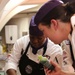 Anglo-American dinner aboard HMS Victory