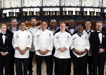 Anglo-American dinner aboard HMS Victory