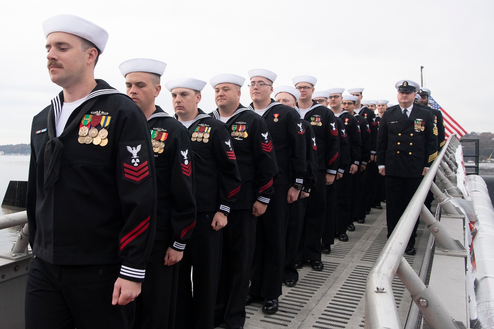 PCU Arizona (SSN 803) Establishment of Command Ceremony