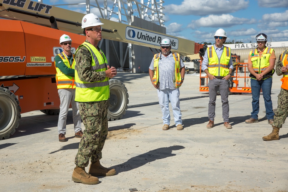 CH-53K King Stallion Aircraft Maintenance Hangar Topping Out Ceremony