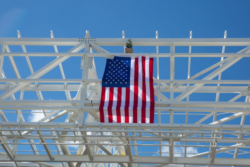 CH-53K King Stallion Aircraft Maintenance Hangar Topping Out Ceremony