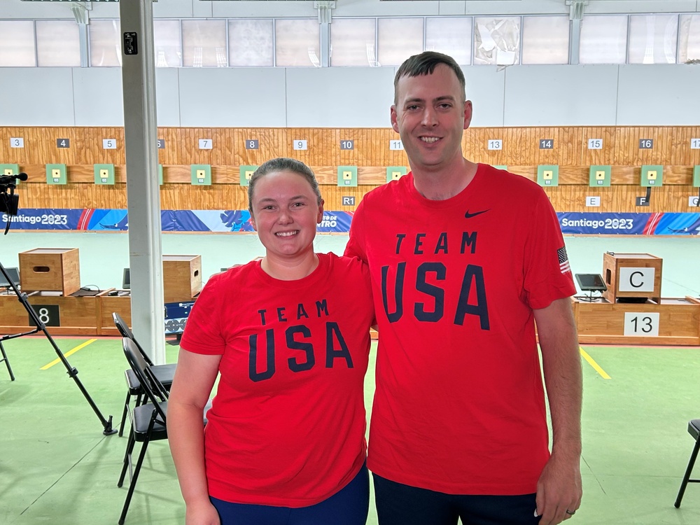 Staff Sgt. Nick Mower and 1st Lt. Lisa Emmert win bronze in Pan American Games