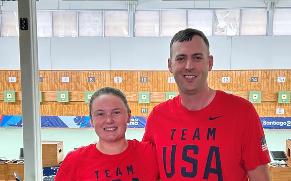Staff Sgt. Nick Mower and 1st Lt. Lisa Emmert win bronze in Pan American Games