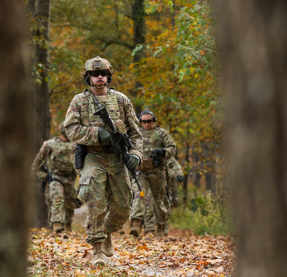 510th MP Det Conducts Live Fire Training with MWD's