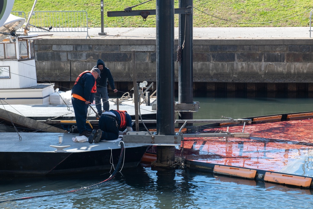 Coast Guard, partner agencies respond to fuel spill in Baltimore’s Inner Harbor