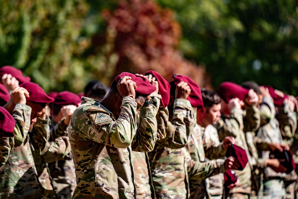 82nd Airborne Division Beret Ceremony