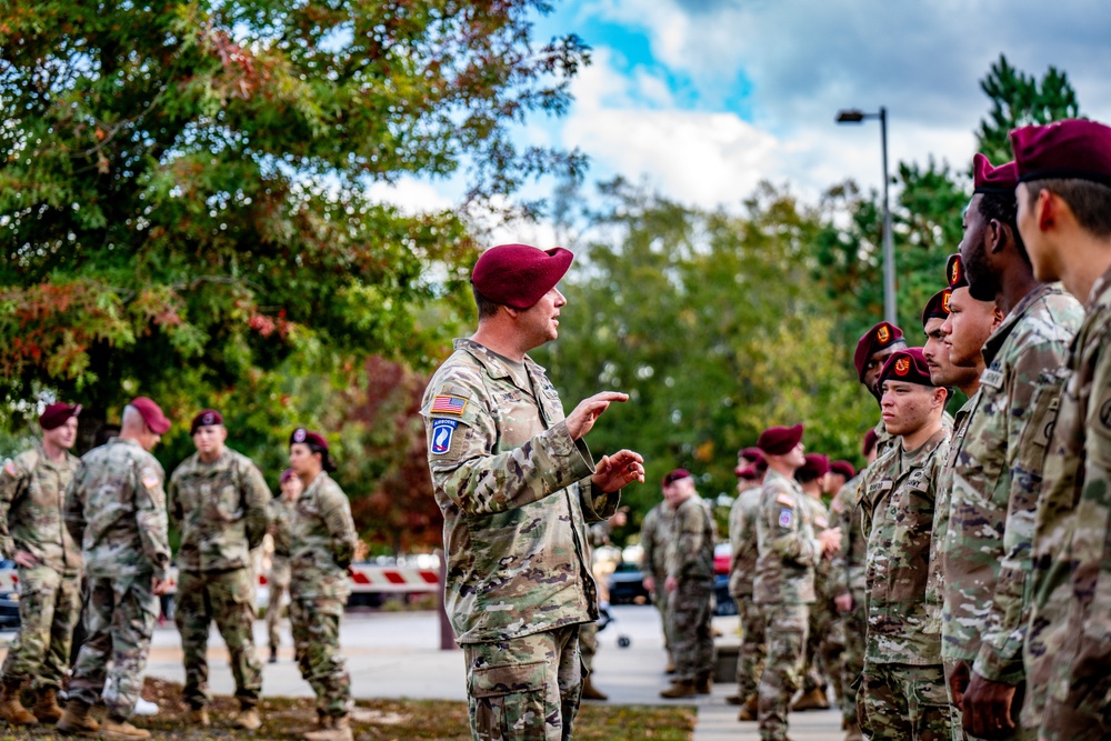 82nd Airborne Division Beret Ceremony