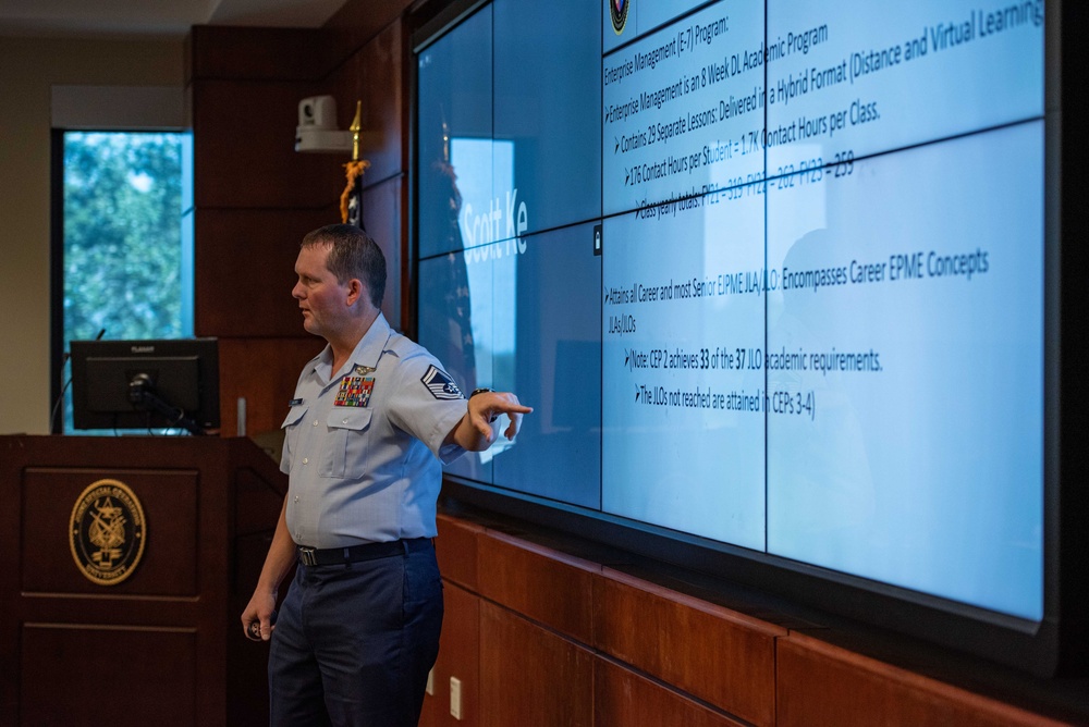 Joint Special Operations University hosts 2023 Enlisted Military Education Review Council