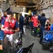 U.S. Coast Guard Cutter Waesche crews conduct flight operations in the Eastern Pacific