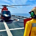 U.S. Coast Guard Cutter Waesche crews conduct flight operations in the Eastern Pacific