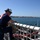 U.S. Coast Guard Cutter Waesche crewmembers prepares depart San Diego