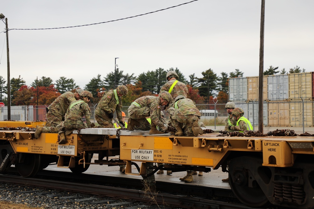 Wisconsin National Guard Soldiers complete rail training at Fort McCoy to prep for future rail op